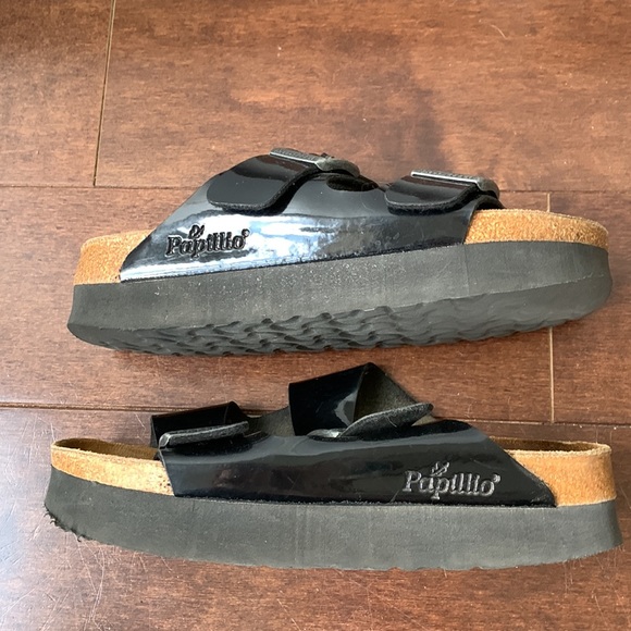 Women’s patent leather platform Birkenstocks, size 8 - Picture 8 of 9